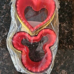 Disney Red and Yellow Cookie Cutters